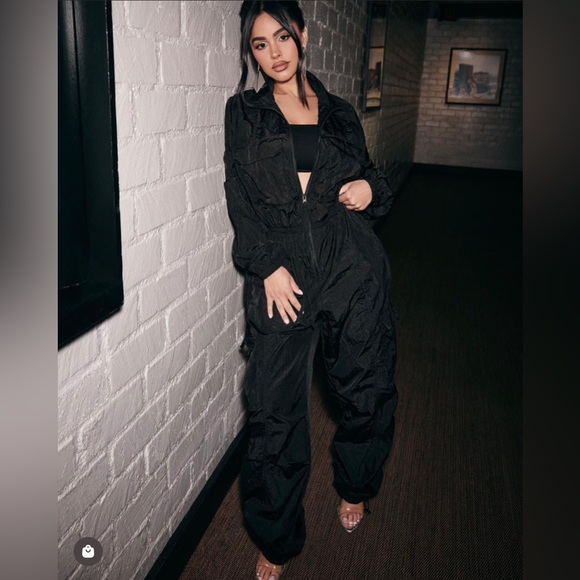 Naked Wardrobe The Windbreaker Cargo Jumpsuit - Picture 11 of 15